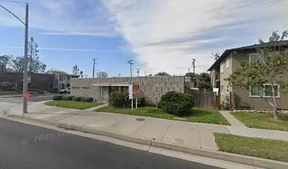 Street level view of the address for Benevolence Industries Incorporated in Anaheim