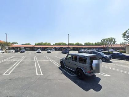 Street level view of the address for Steven Go DDS in Anaheim