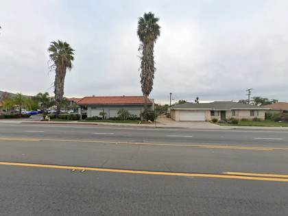 Street level view of the address for Dr. Sina Nia in Moreno Valley