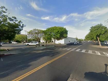 Street level view of the address for Dr. Michael C. Leung in Hanford