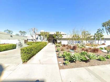 Street level view of the address for Dr. Afsaneh Matin in Long Beach