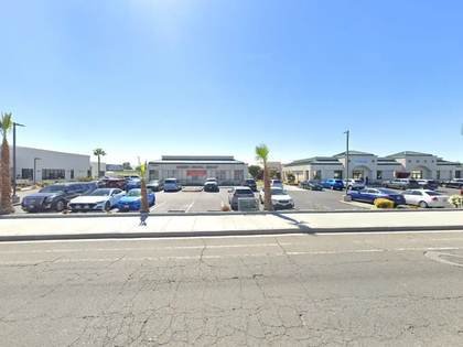 Street level view of the address for Dr. Hina Ali in Victorville