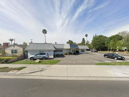 Street level view of the address for Dr. Katsuko Matsui in Anaheim